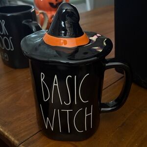 Rae Dunn Basic Witch Mug with Topper